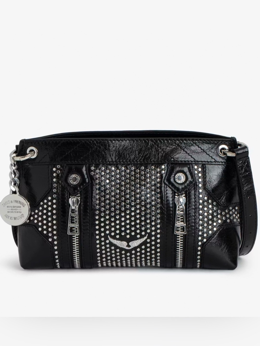Zadig & Voltaire Leather Sunny Mood Studs Bag